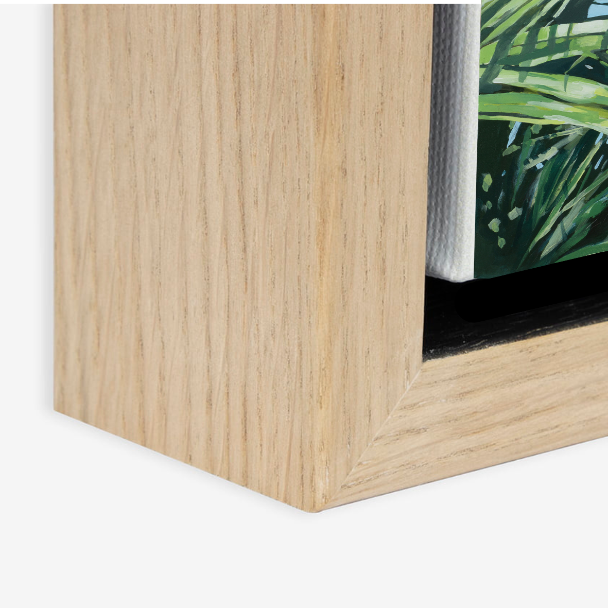 Tropical Tresco Palms Series 3 Fine Art Canvas Print