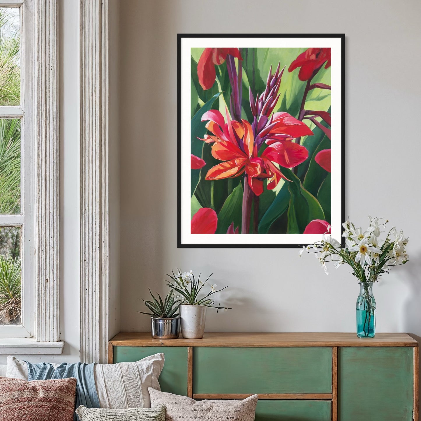 Canna in Bloom – Fine Art Print