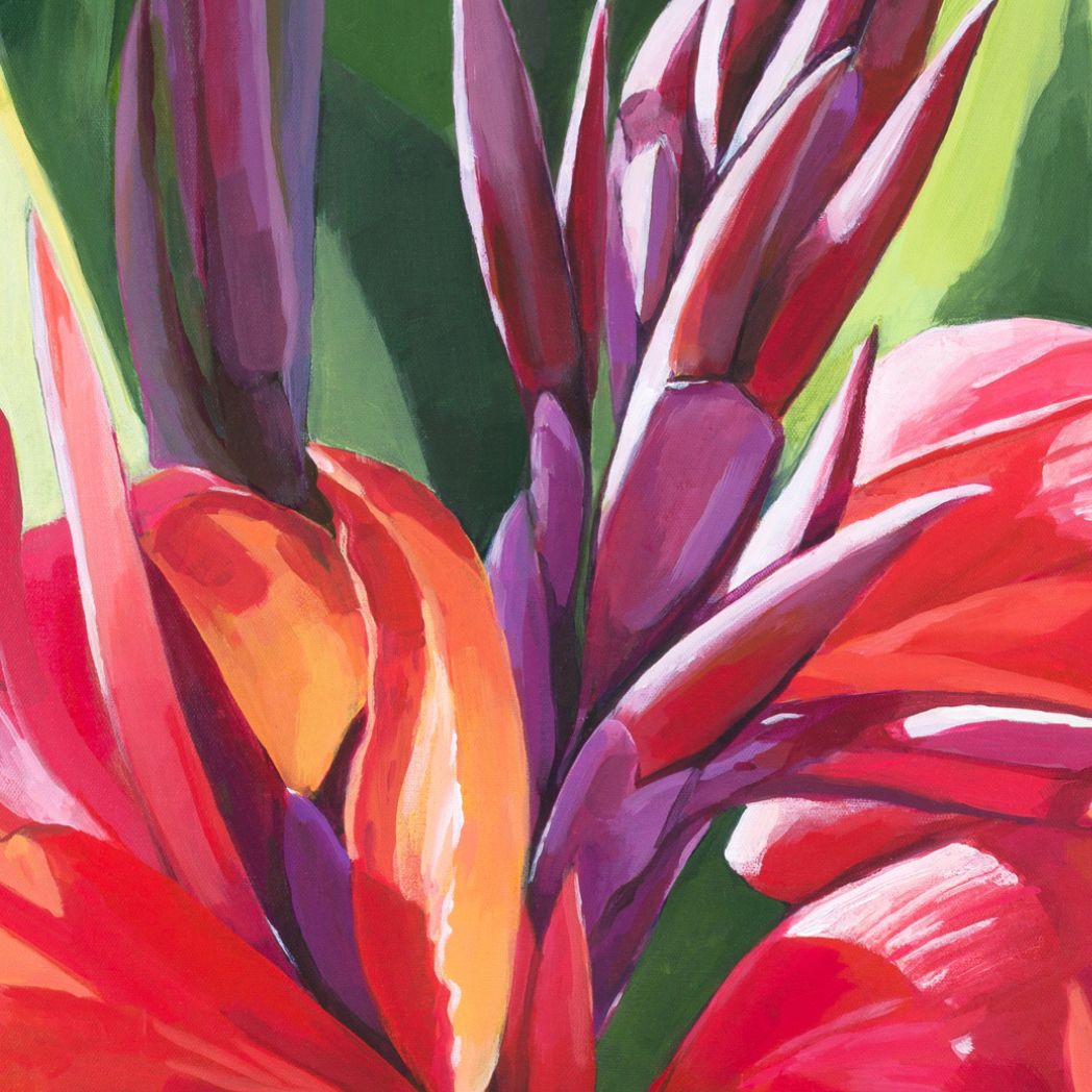 Canna in Bloom Original Painting