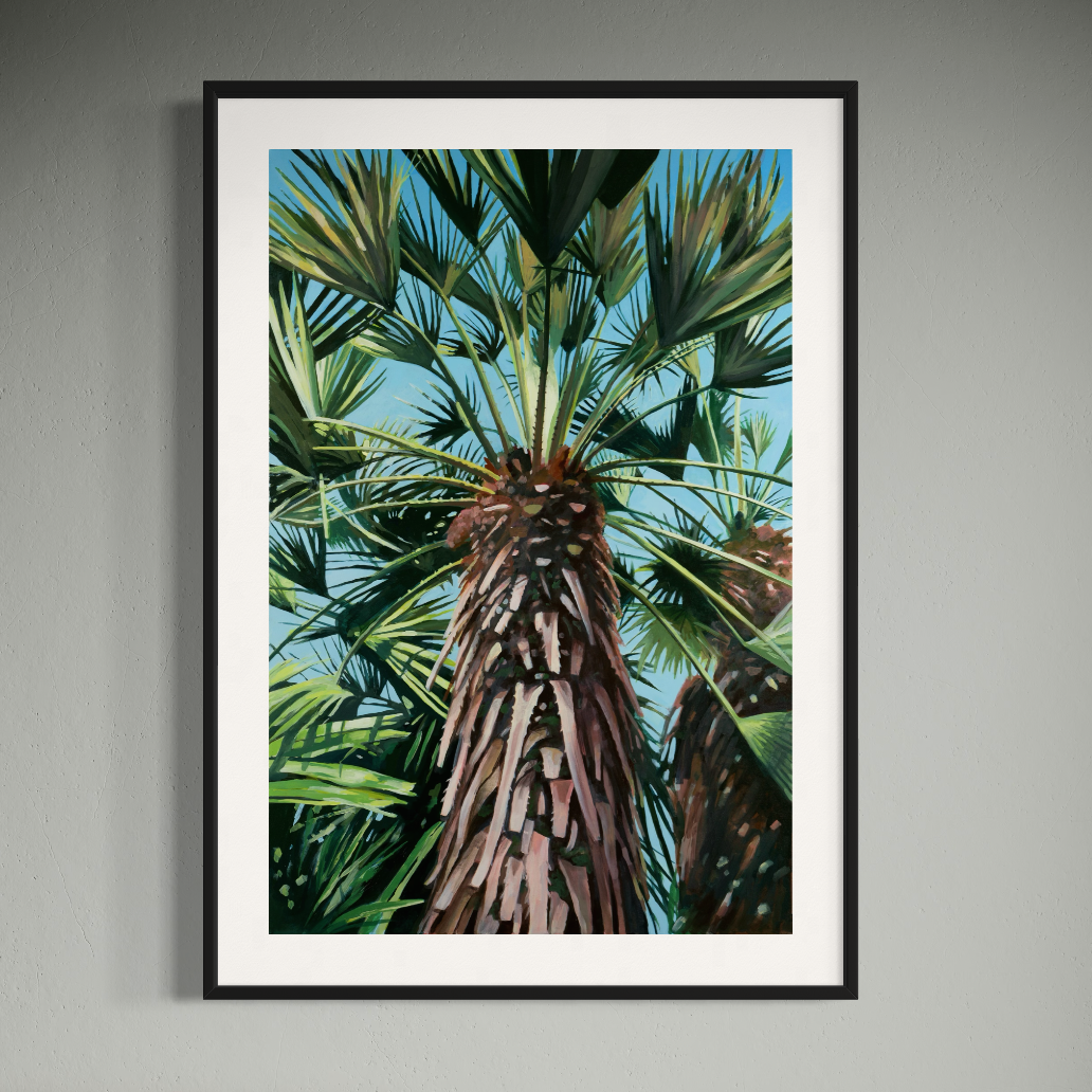 Tropical Tresco Palms Series 3 Fine Art Print