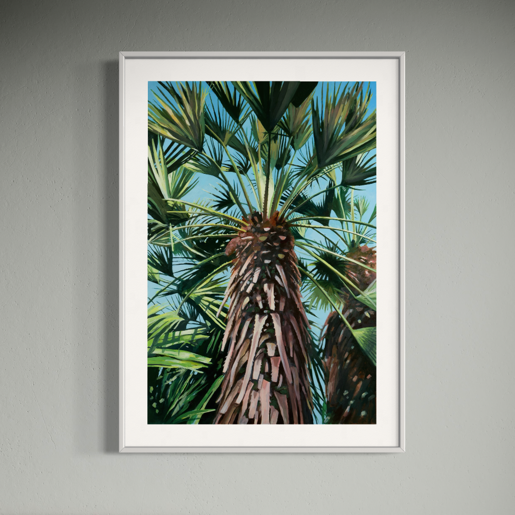 Tropical Tresco Palms Series 3 Fine Art Print