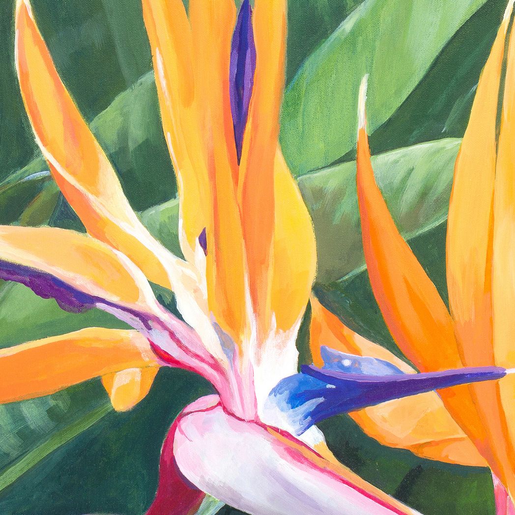 Tresco Birds of Paradise Original Painting