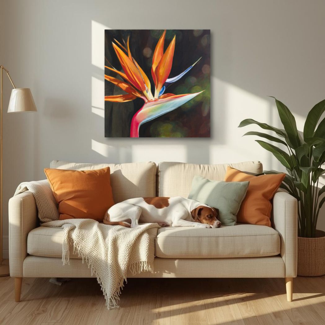 Bird in Bloom Original Painting