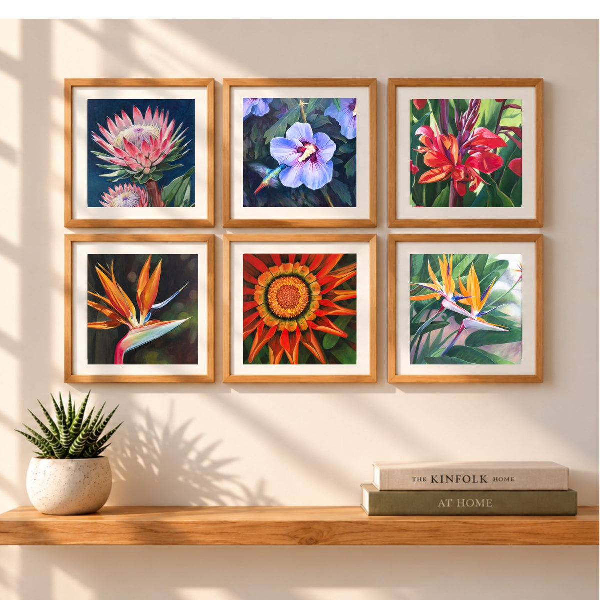 Botanical Gallery Set | Six Botanical Mini Prints