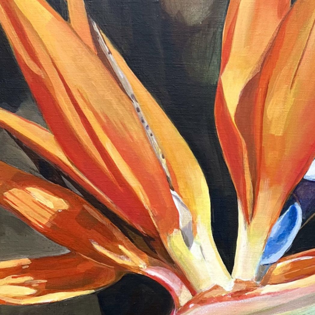 Bird in Bloom Original Painting