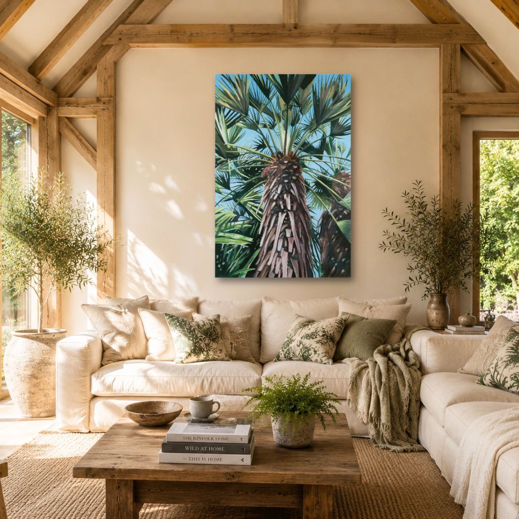 Tresco Palms Original Painting