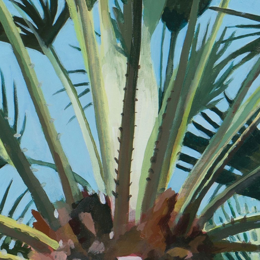 Tresco Palms Original Painting