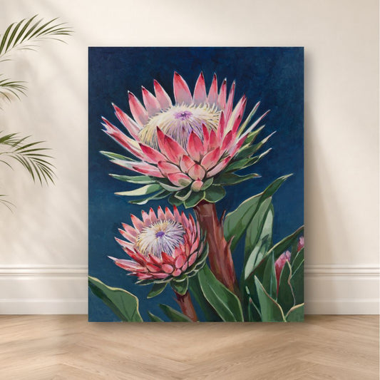 Protea in Pink Original Painting