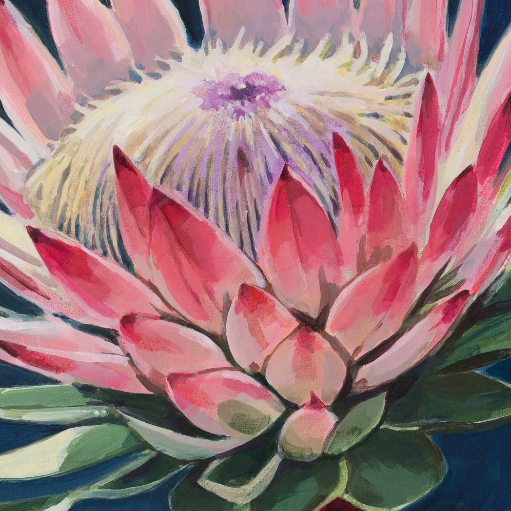 Protea in Pink Original Painting