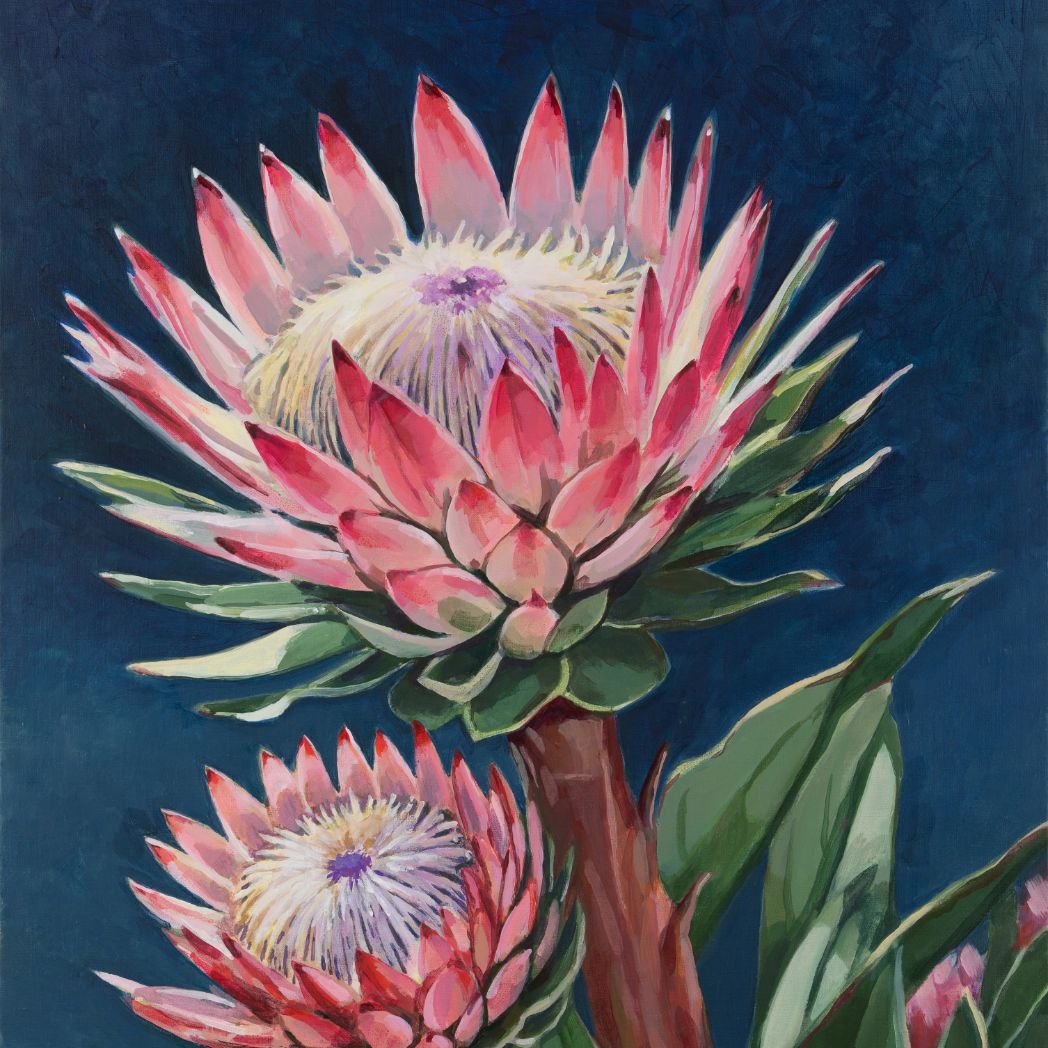 Protea in Pink Original Painting