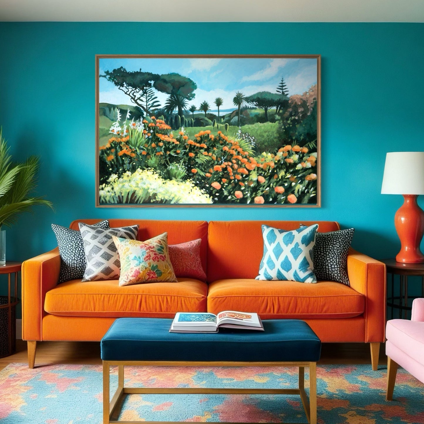 Tropical Tresco Series 2 Fine Art Canvas Print