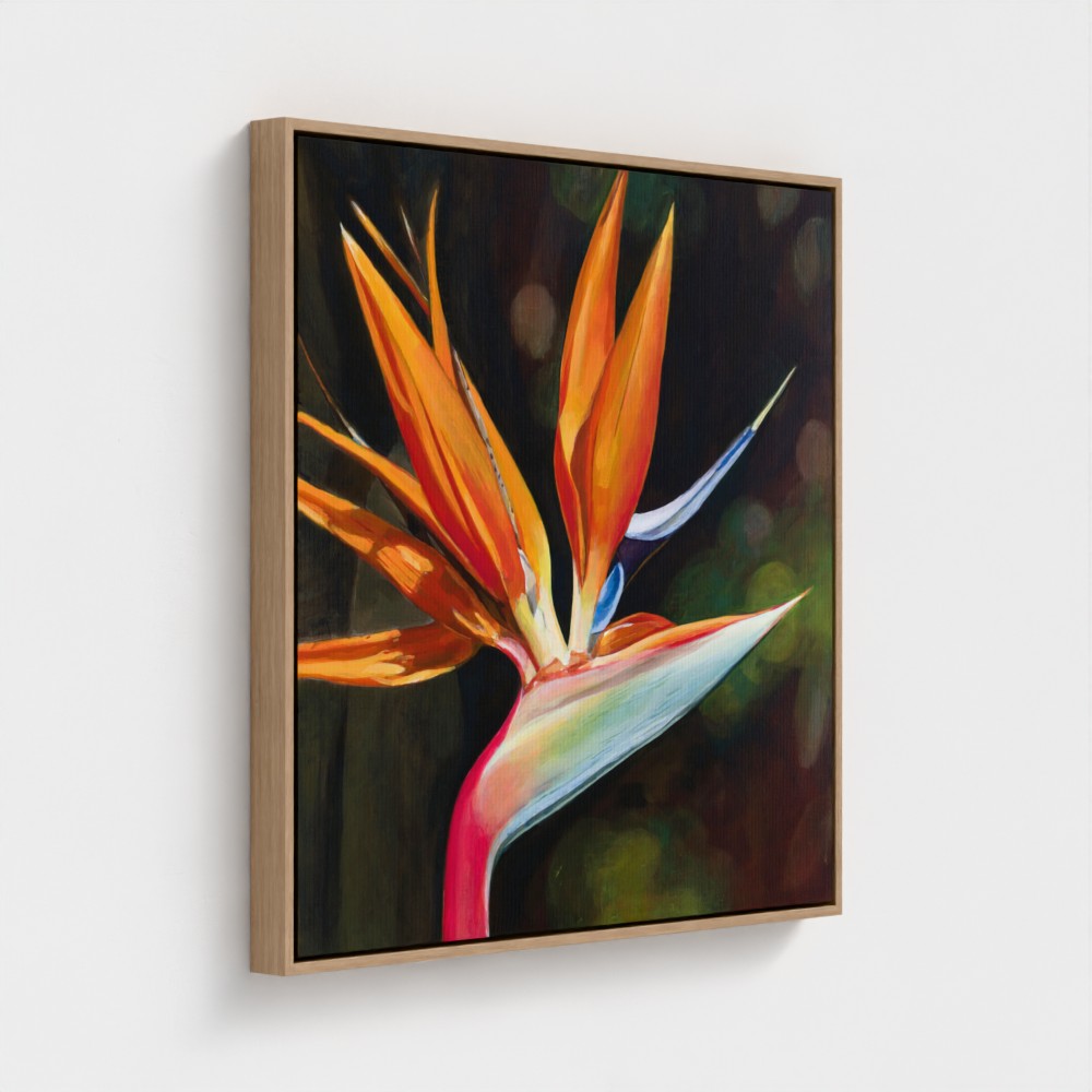 Bird in Bloom Fine Art Canvas Print